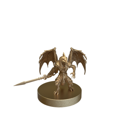 Draconic Demon White Sword by Epic Miniatures