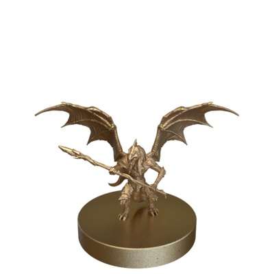 Draconic Demon White Scepter by Epic Miniatures