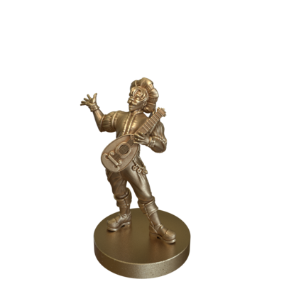 Musician lute by Cast N Play