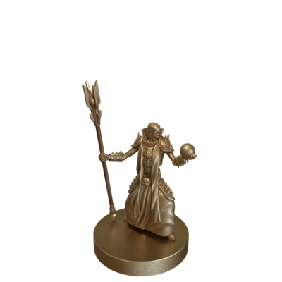 Skeleton Army Warlock by Epic Miniatures