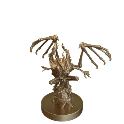 Dragonborn Skeleton Breath Attack by Epic Miniatures
