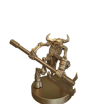 Minotaur Skeleton Axe by Epic Miniatures