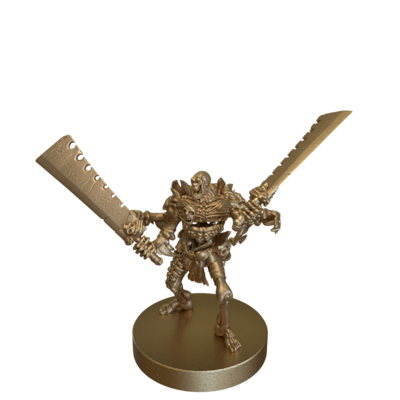 Human Bone Golem Attacking by Epic Miniatures