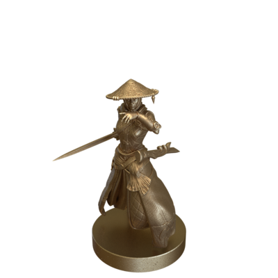 Warrior Monk Female Running by Epic Miniatures