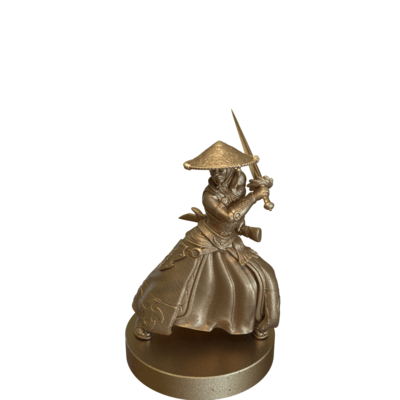 Warrior Monk Female Fighting by Epic Miniatures