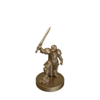 Warforged Fighter 5 With Sword by Polly Grimm