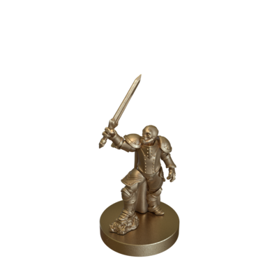 Warforged Fighter 5 With Sword by Duncan Shadow