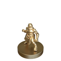 dwarf monk no weapon by Printed Obsession