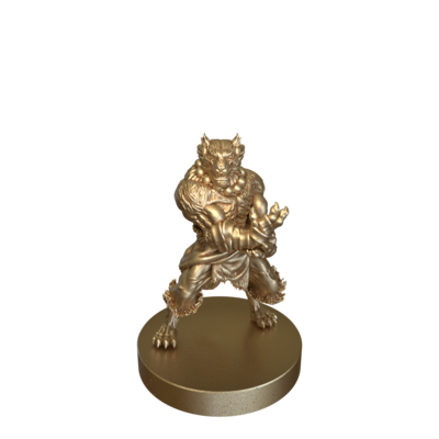 Tabaxi monk  by Amini 3D