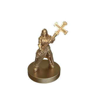 Battle Nun cross hammer  by Printed Obsession