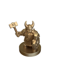 Dwarf With Hammer And Shield 2 by Epic Miniatures