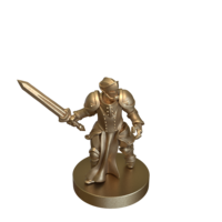 Warforged Fighter 8 With Sword by Polly Grimm