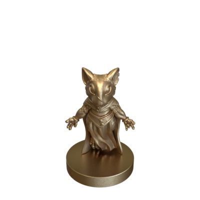 Mousel Sorcerer by Duncan Shadow in 32 mm Ancient Bronze