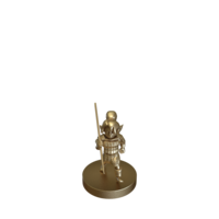 female halfling cleric staff by Orc King Studio