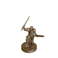 Warforged Fighter 3 With Two Swords by Polly Grimm