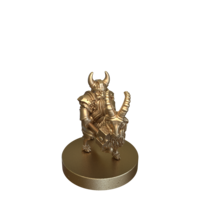 Dwarf With Hammer Riding Goat 2 by Epic Miniatures