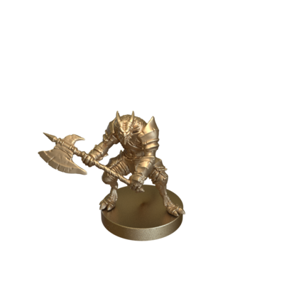 Dragonborn Warrior Axe by Epic Miniatures