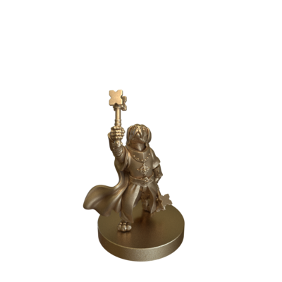 Beagle Cleric with Double Hammers by Duncan Shadow