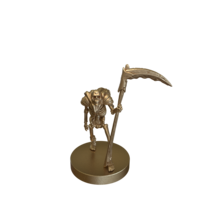 Skeleton with Scythe  by White Werewolf Tavern