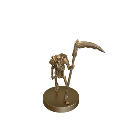 Skeleton with Scythe  by Epic Miniatures