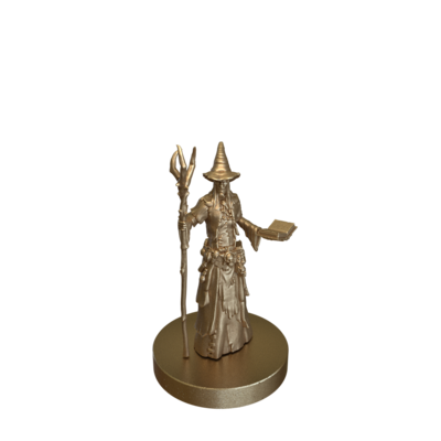 Green Hag with Spellbook and Staff by Epic Miniatures