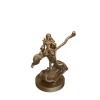 Witch of Raven Hold on Broomstick by Epic Miniatures