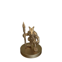 Kobold Standing With Spear by Printed Obsession