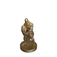 Stone Giant Holding Rock  by Print N Paint Miniatures