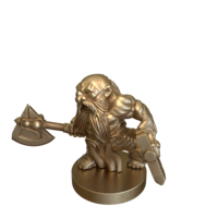 Dwarf Berserker dual axes by Print N Paint Miniatures