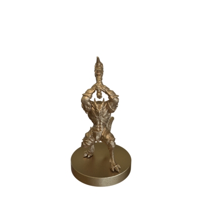 Dragonborn Warrior with Club by Epic Miniatures