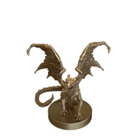 Yellow Dragon Intimidating by Epic Miniatures