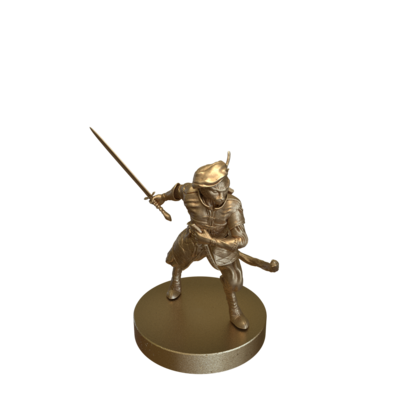 Tabaxi Rogue with Sword by Epic Miniatures