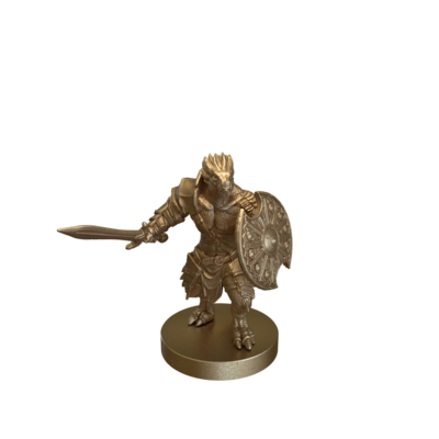 Dragonborn Sword and Shield by Epic Miniatures
