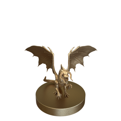 Black Dragon Young by Epic Miniatures