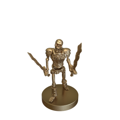 Dual Sword Skeleton by Epic Miniatures