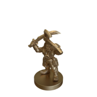 Cossack Dual Wielding Raider by Roleplaying Miniatures