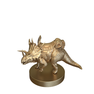 Triceratops Mount by Epic Miniatures