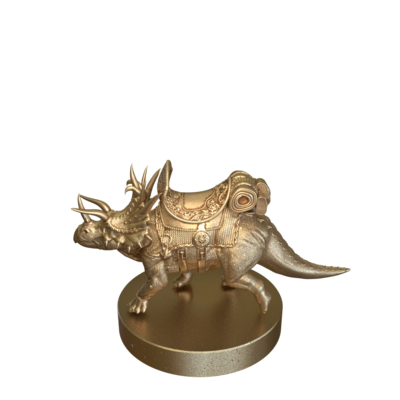 Triceratops Mount Walking by Epic Miniatures