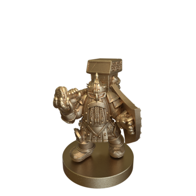 Steel Dwarf Shield by Epic Miniatures