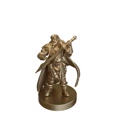 Aidrien by Cast N Play in 32 mm Ancient Bronze