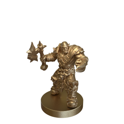Orc Axeman by TytanTroll Miniatures