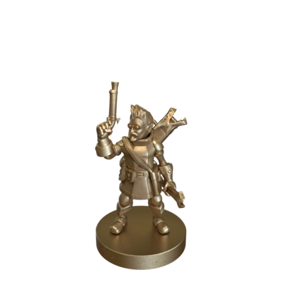 Gnome Male Artillerist Artificer by mz4250