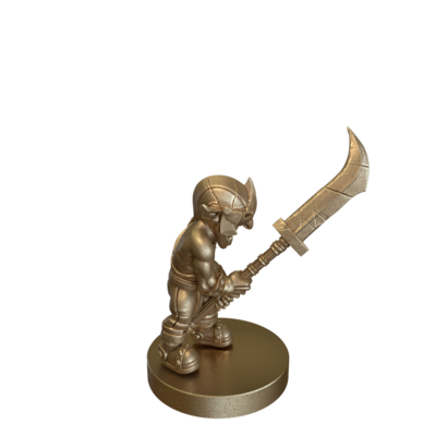 Goblin Helmed Guard by TytanTroll Miniatures