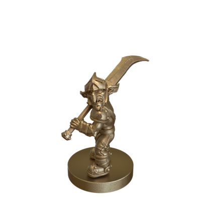 Goblin Swinging Glaive by TytanTroll Miniatures