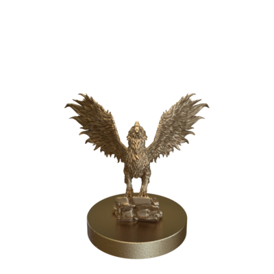 Winged Wolf Howling by Epic Miniatures