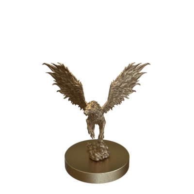 Winged Wolf Flying by Epic Miniatures