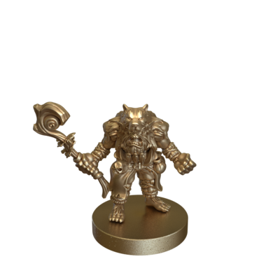 Bugbear Druid by Roleplaying Miniatures