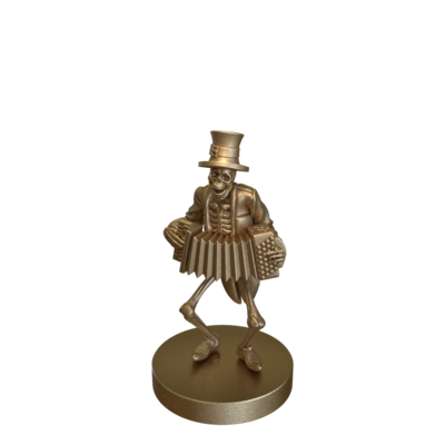 Skeleton Musician Accordion by Epic Miniatures