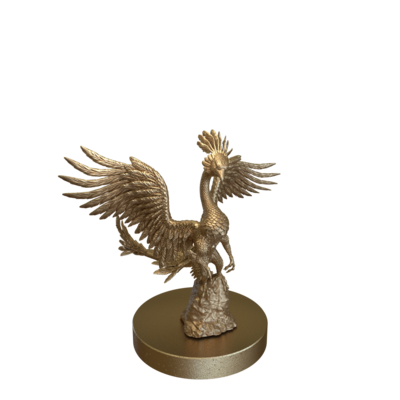 Peacock Griffin Intimidating by Epic Miniatures