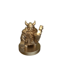 Dwarf With Hammer And Shield by Cast N Play